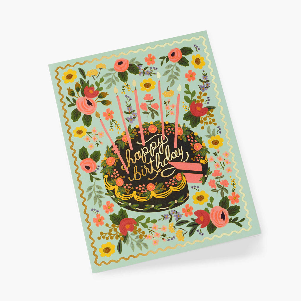 FLORAL CAKE BIRTHDAY