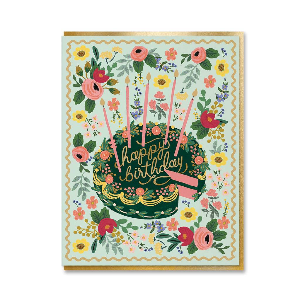 FLORAL CAKE BIRTHDAY