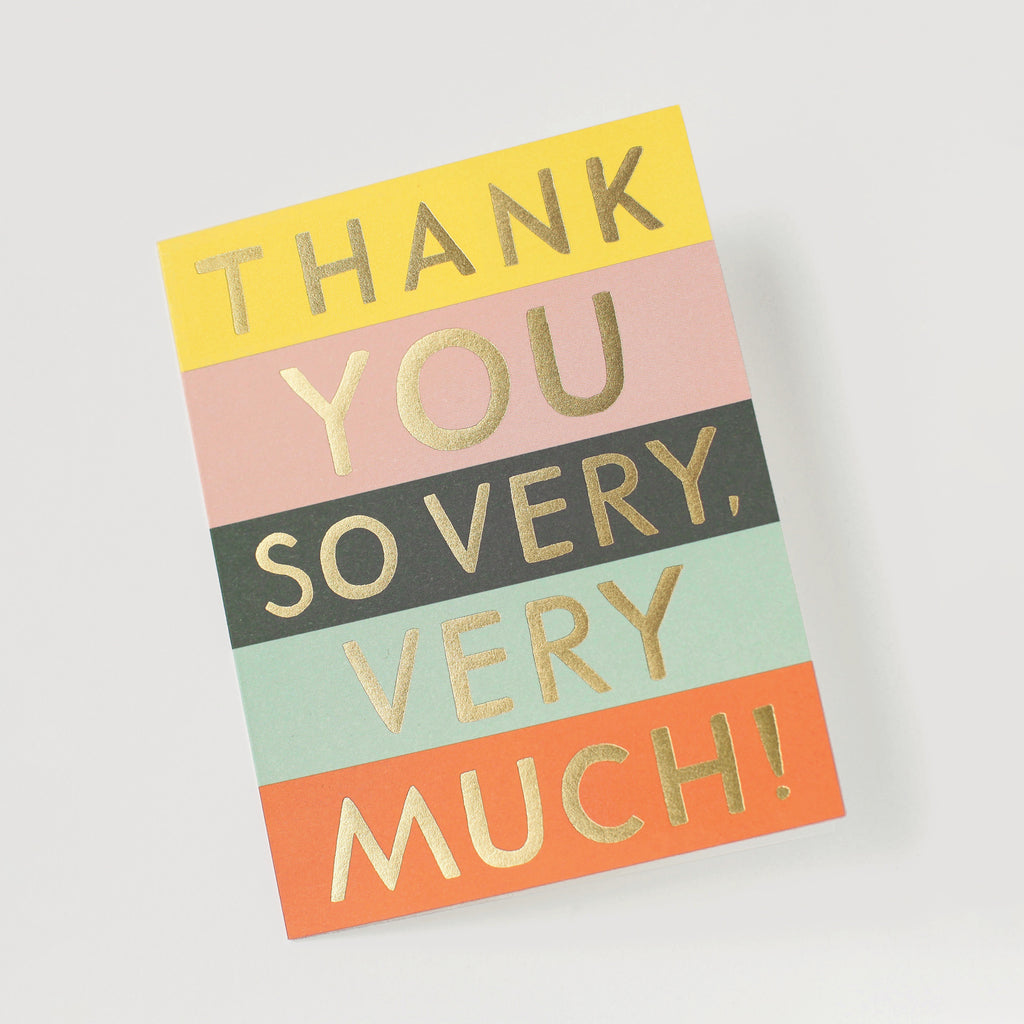 COLOUR BLOCK THANK YOU