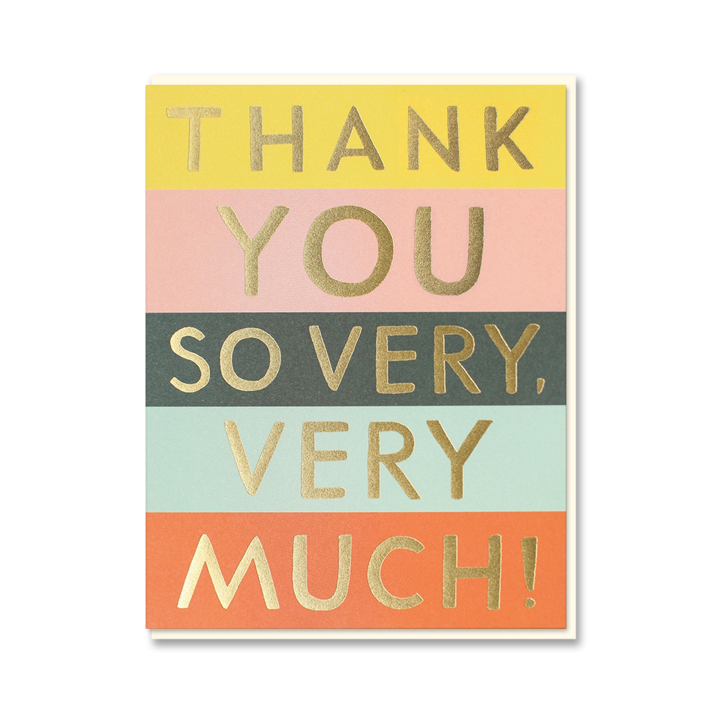 COLOUR BLOCK THANK YOU