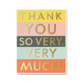 COLOUR BLOCK THANK YOU