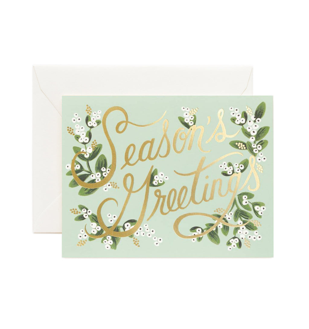 MISTLETOE SEASON'S GREETINGS BOX SET