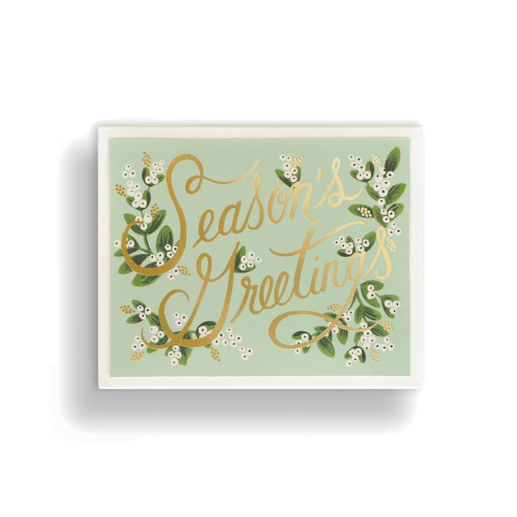 MISTLETOE SEASON'S GREETINGS BOX SET