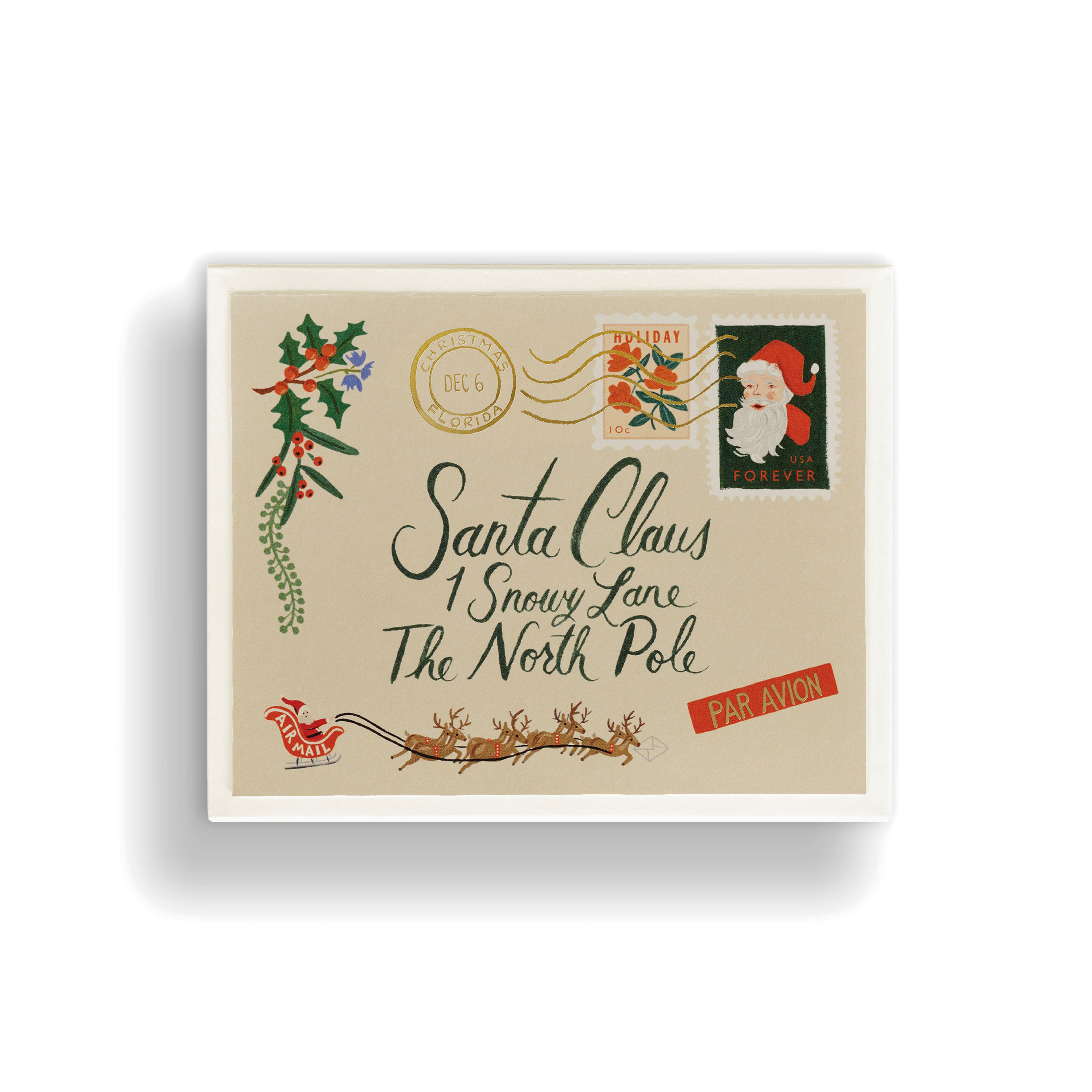 SANTA LETTER BOX SET