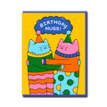 BIRTHDAY HUGGING CATS