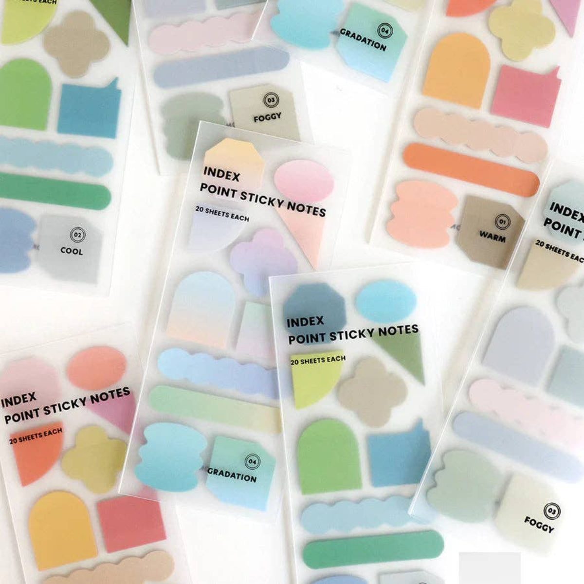 ICONIC INDEX POINT STICKY NOTES: COOL