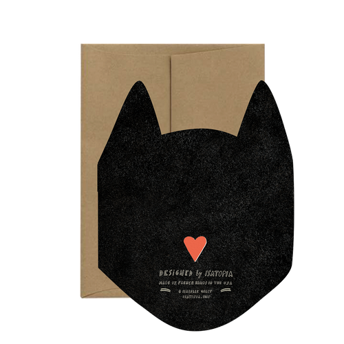 BLACK CAT BLINK DIE-CUT