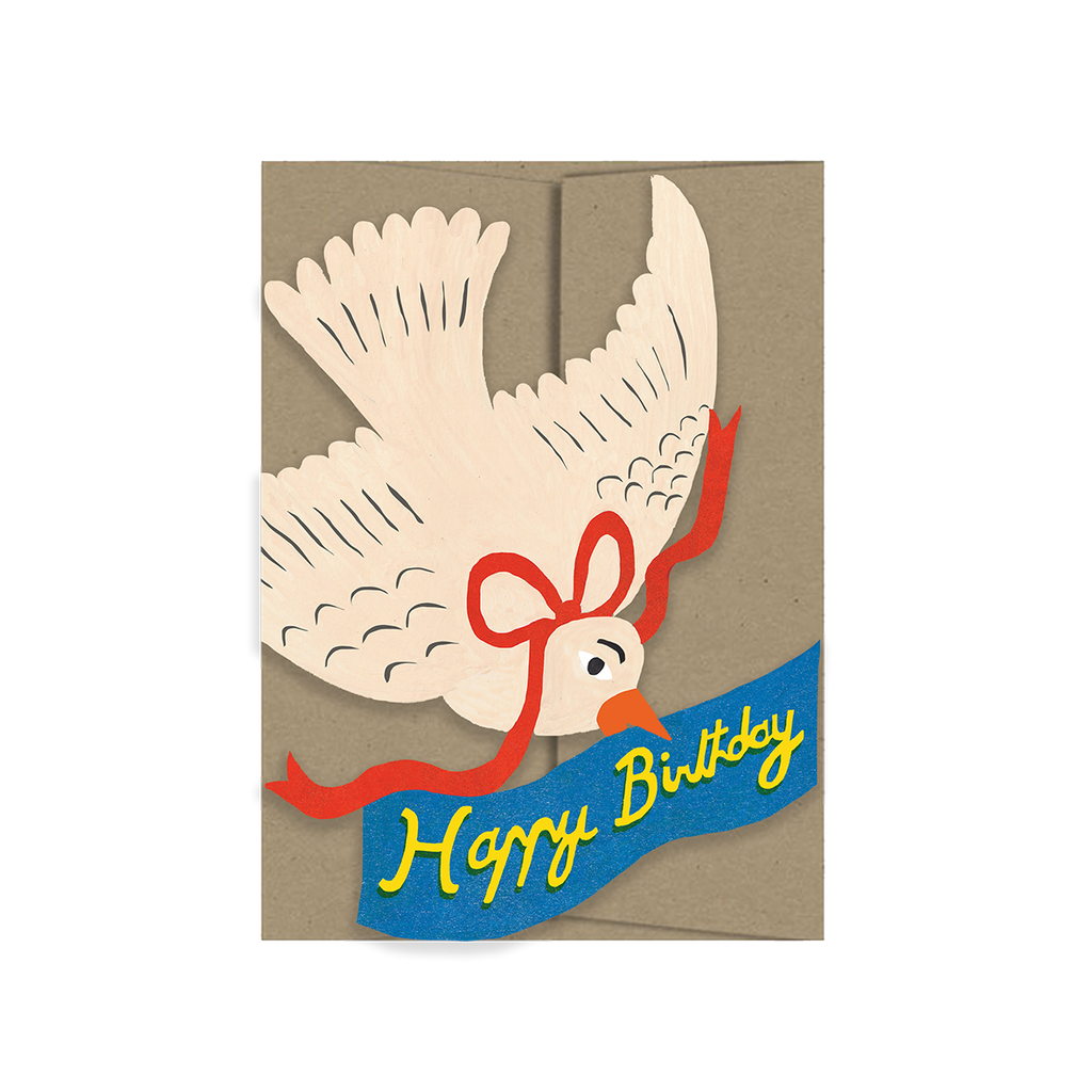 HAPPY BIRTHDAY BIRD DIE-CUT