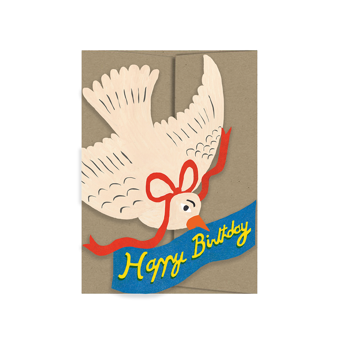 HAPPY BIRTHDAY BIRD DIE-CUT