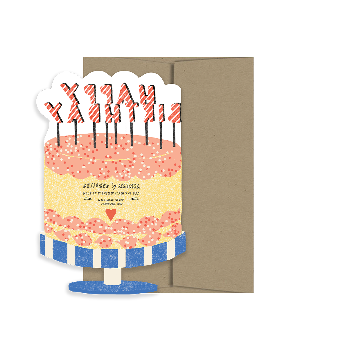 HAPPY BIRTHDAY CAKE DIE-CUT