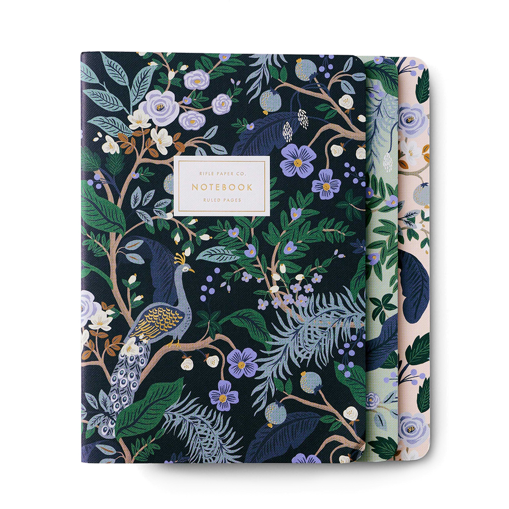 PEACOCK STITCHED NOTEBOOKS