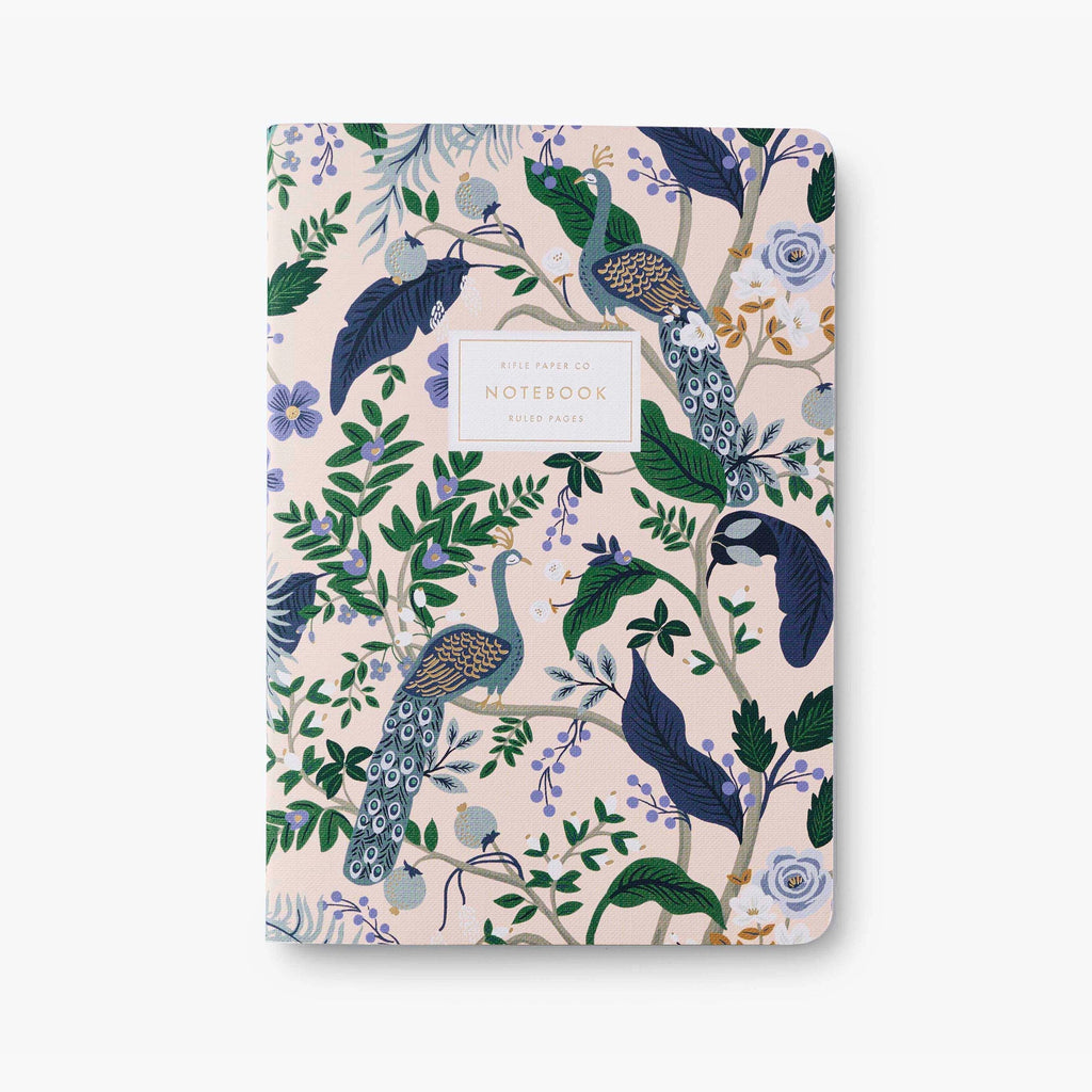 PEACOCK STITCHED NOTEBOOKS