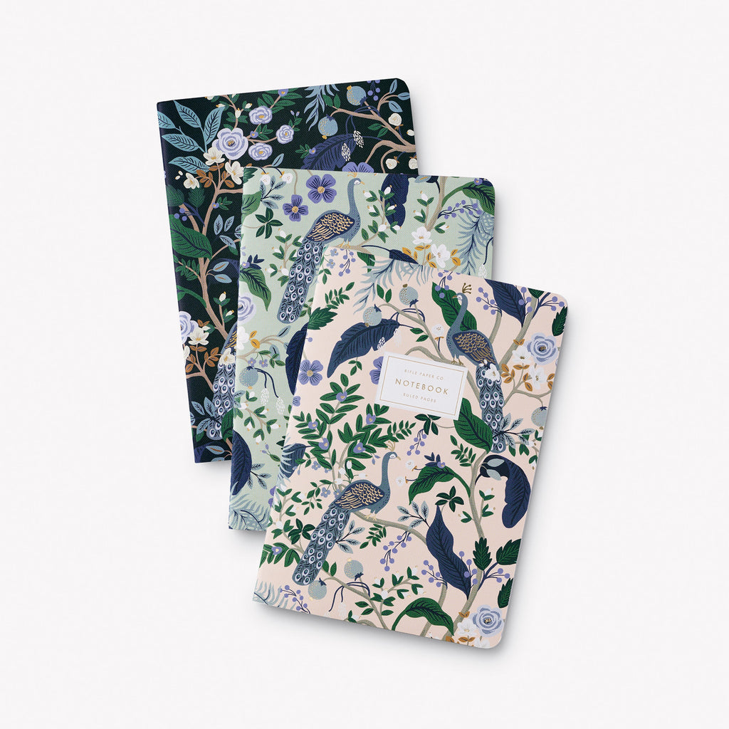 PEACOCK STITCHED NOTEBOOKS