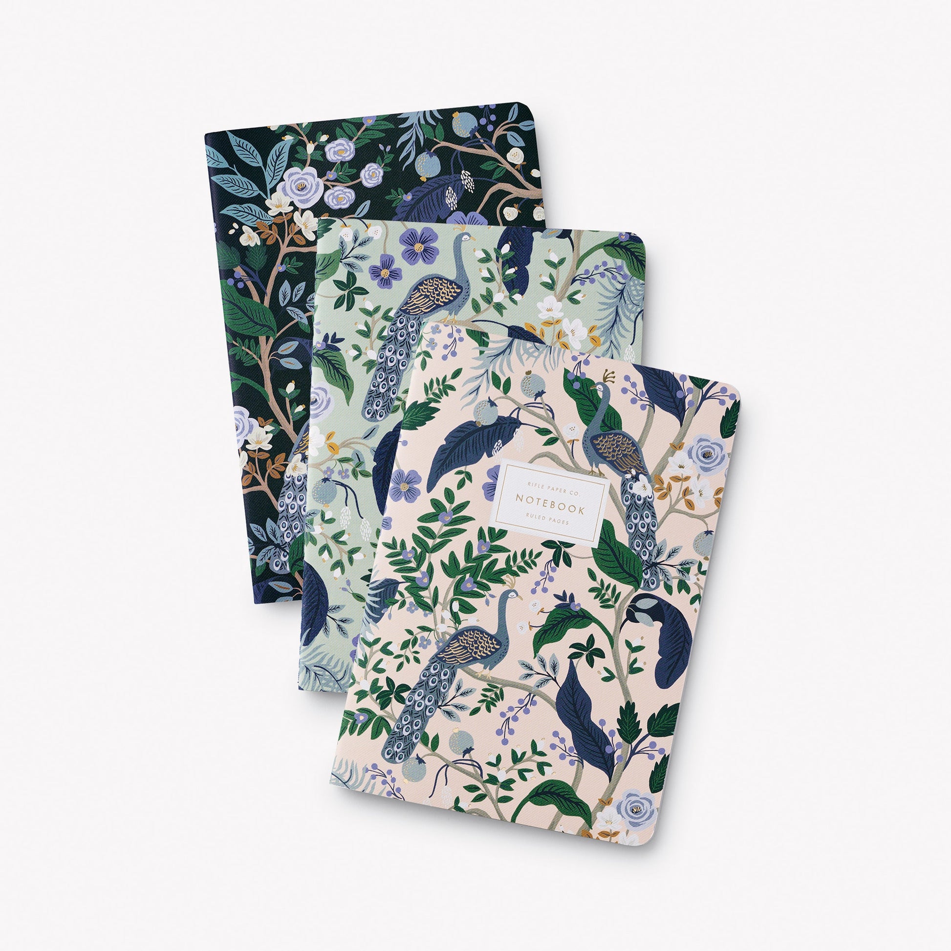 PEACOCK STITCHED NOTEBOOKS