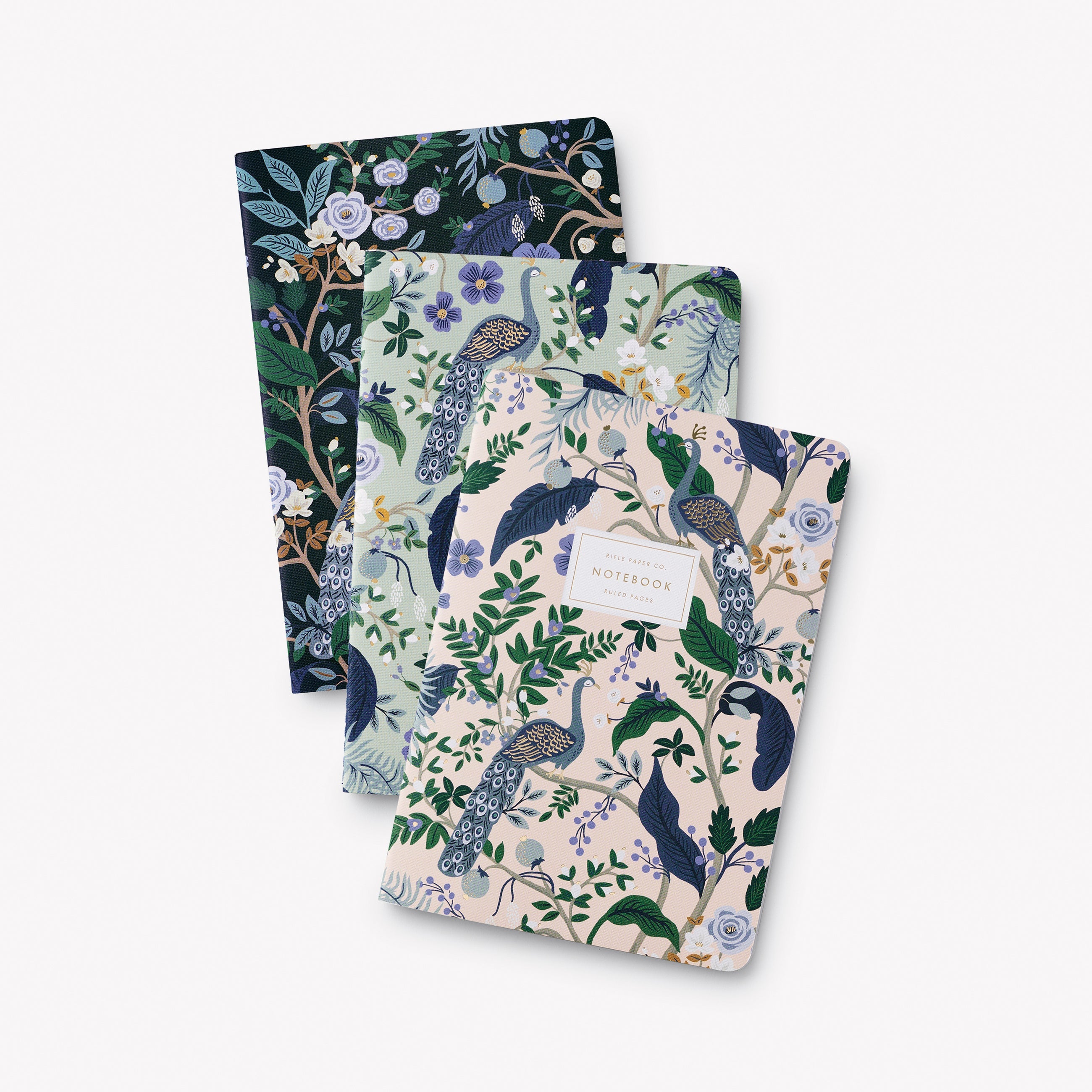 PEACOCK STITCHED NOTEBOOKS