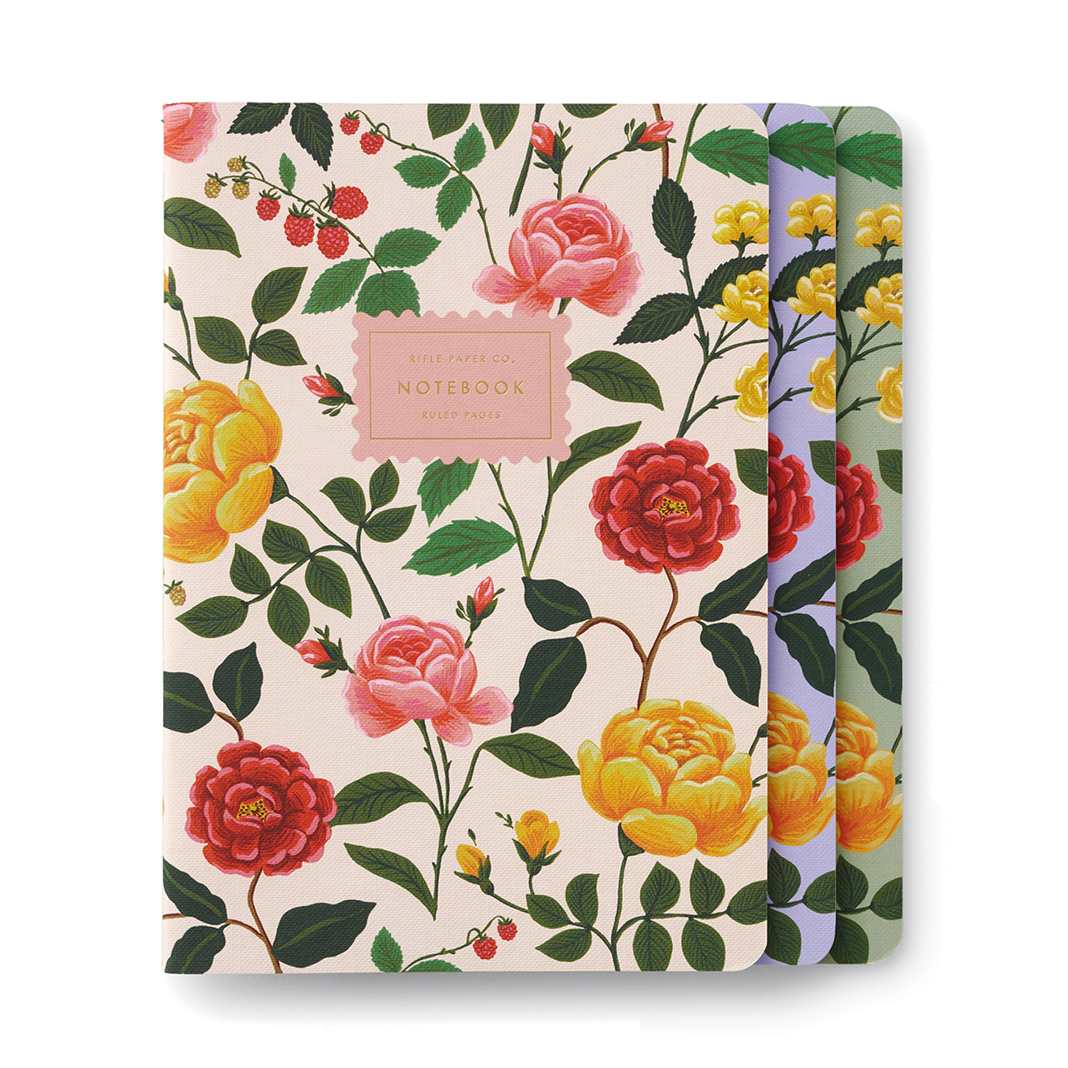 ROSES STITCHED NOTEBOOKS
