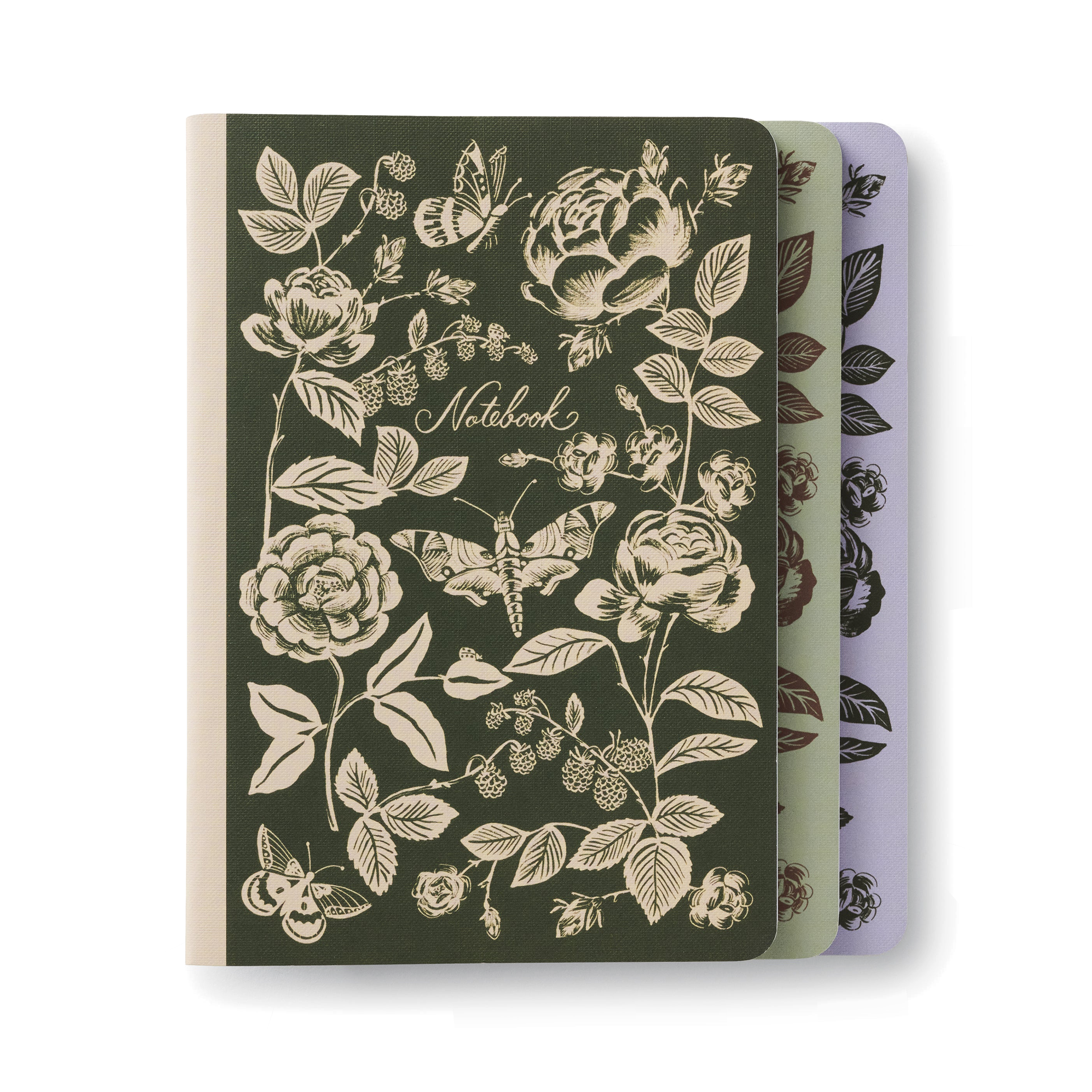ENGLISH ROSE STITCHED NOTEBOOKS