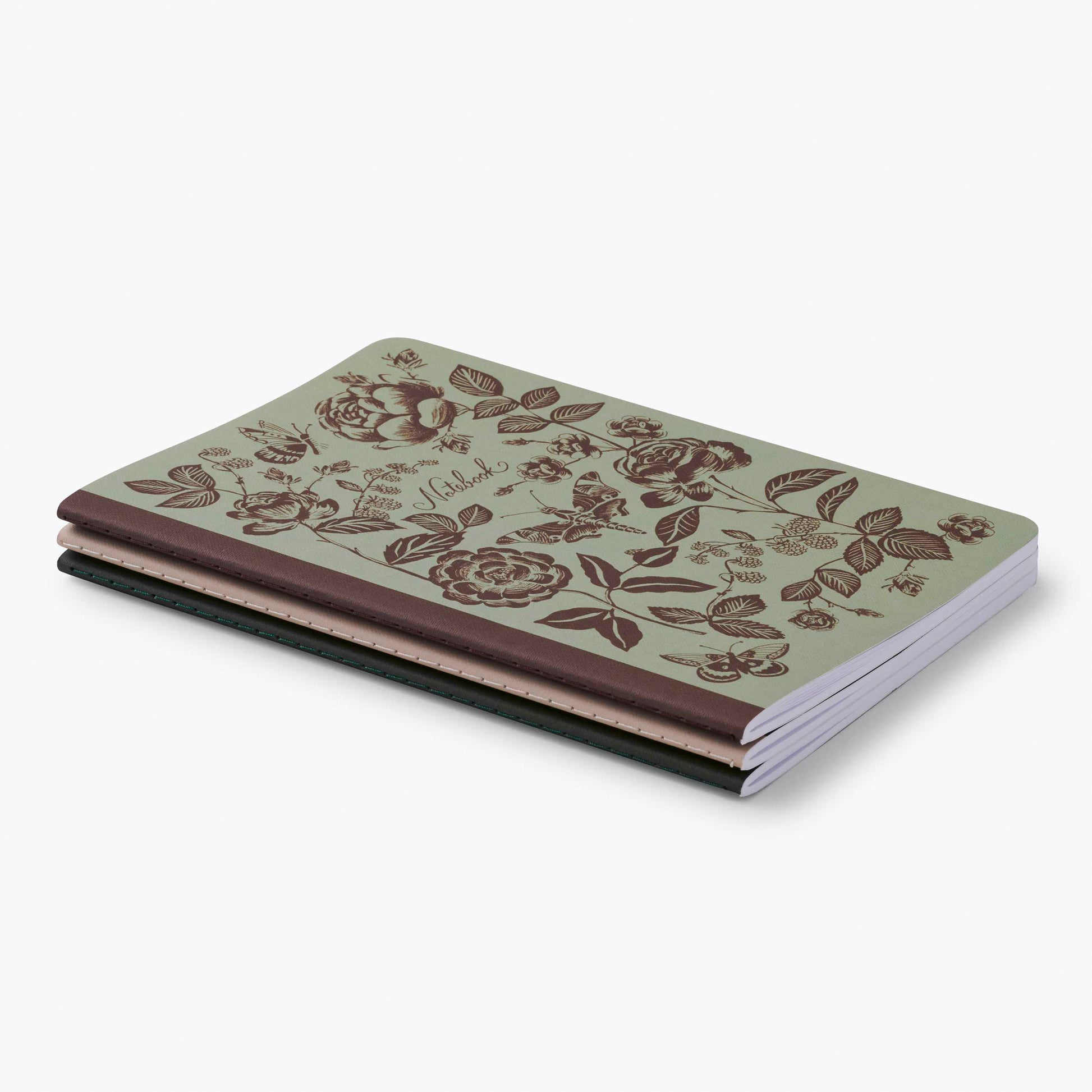 ENGLISH ROSE STITCHED NOTEBOOKS