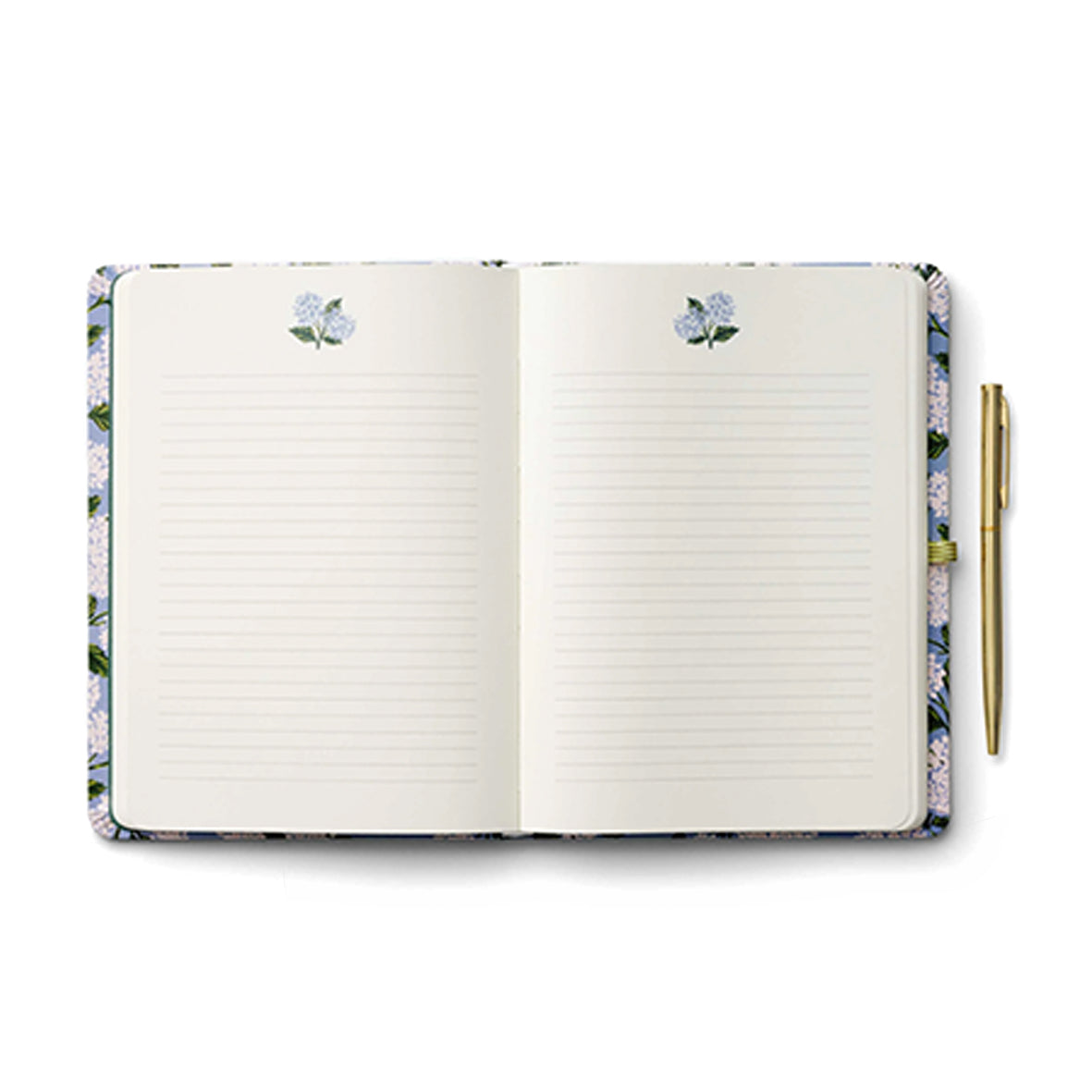 HYDRANGEA JOURNAL WITH PEN