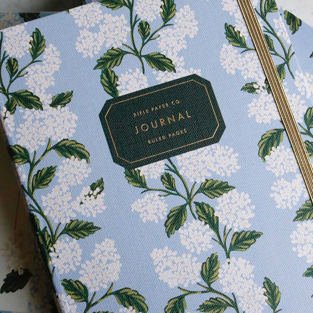 HYDRANGEA JOURNAL WITH PEN