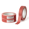 RED GINGHAM PAPER TAPE