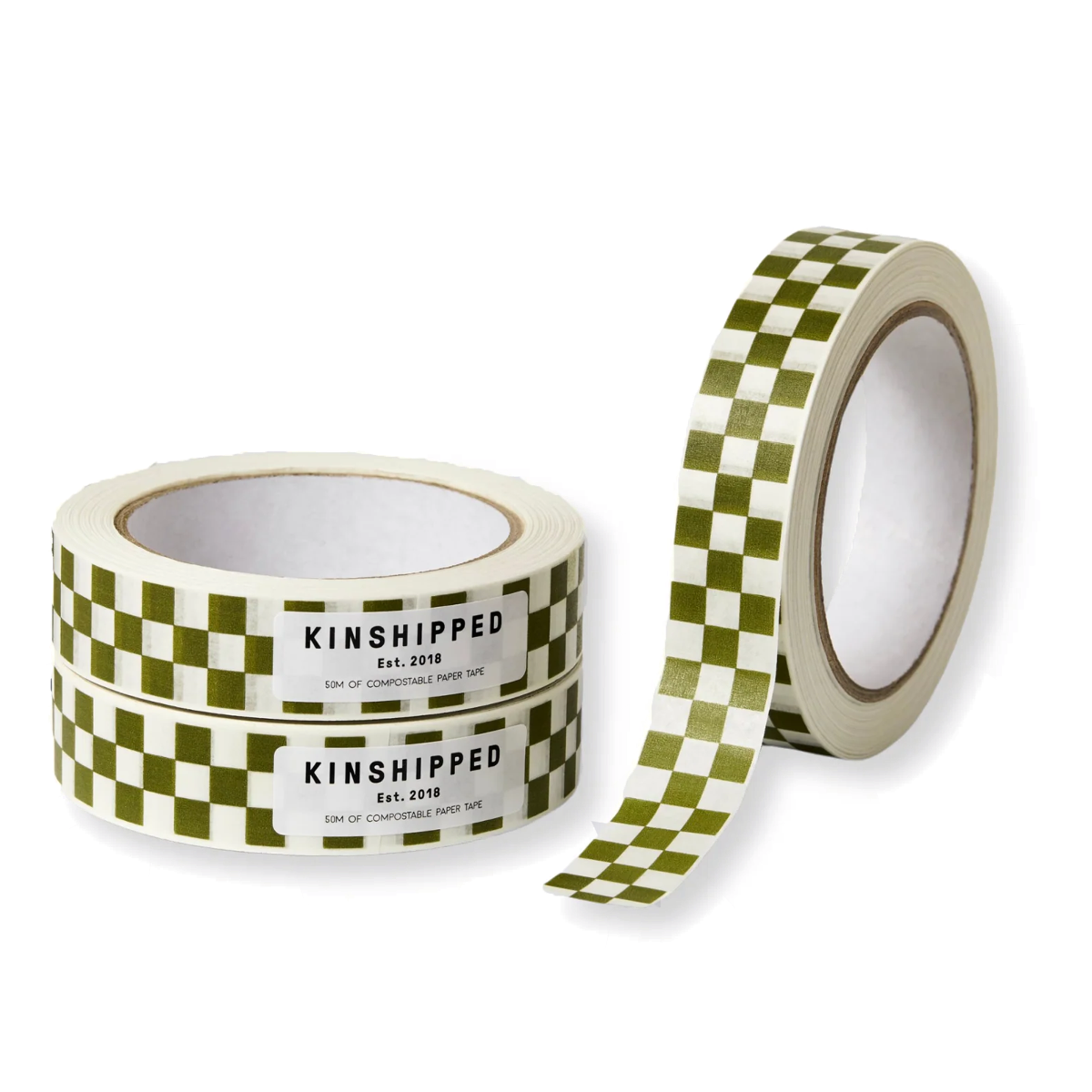 MOSS GREEN DIAMOND PAPER TAPE