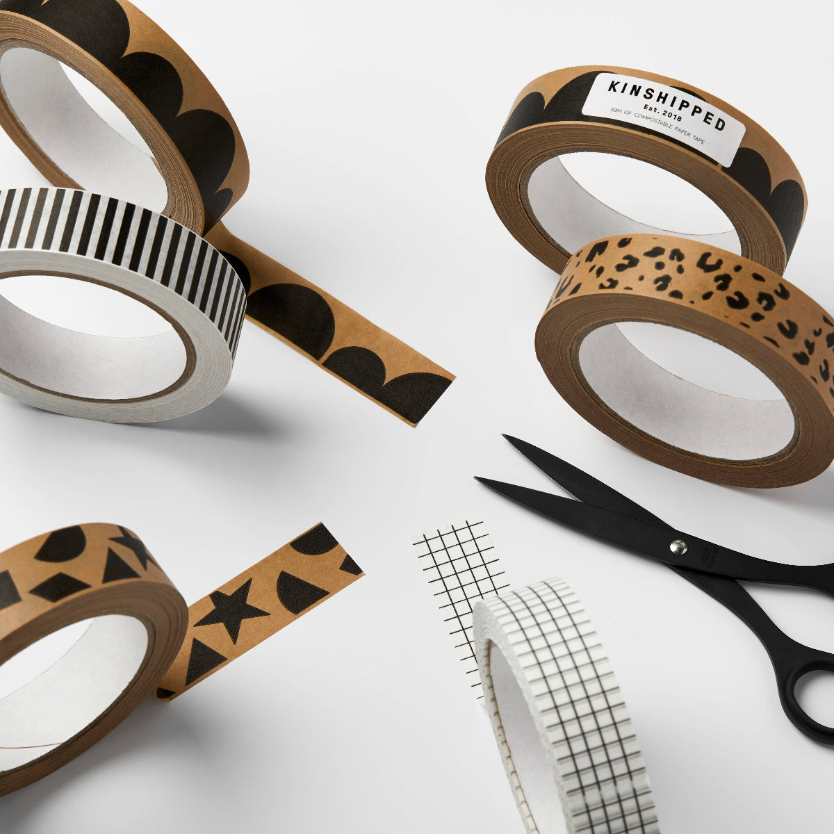 VERTICAL STRIPES PAPER TAPE