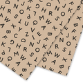 TYPE LETTER WRAP: LATTE