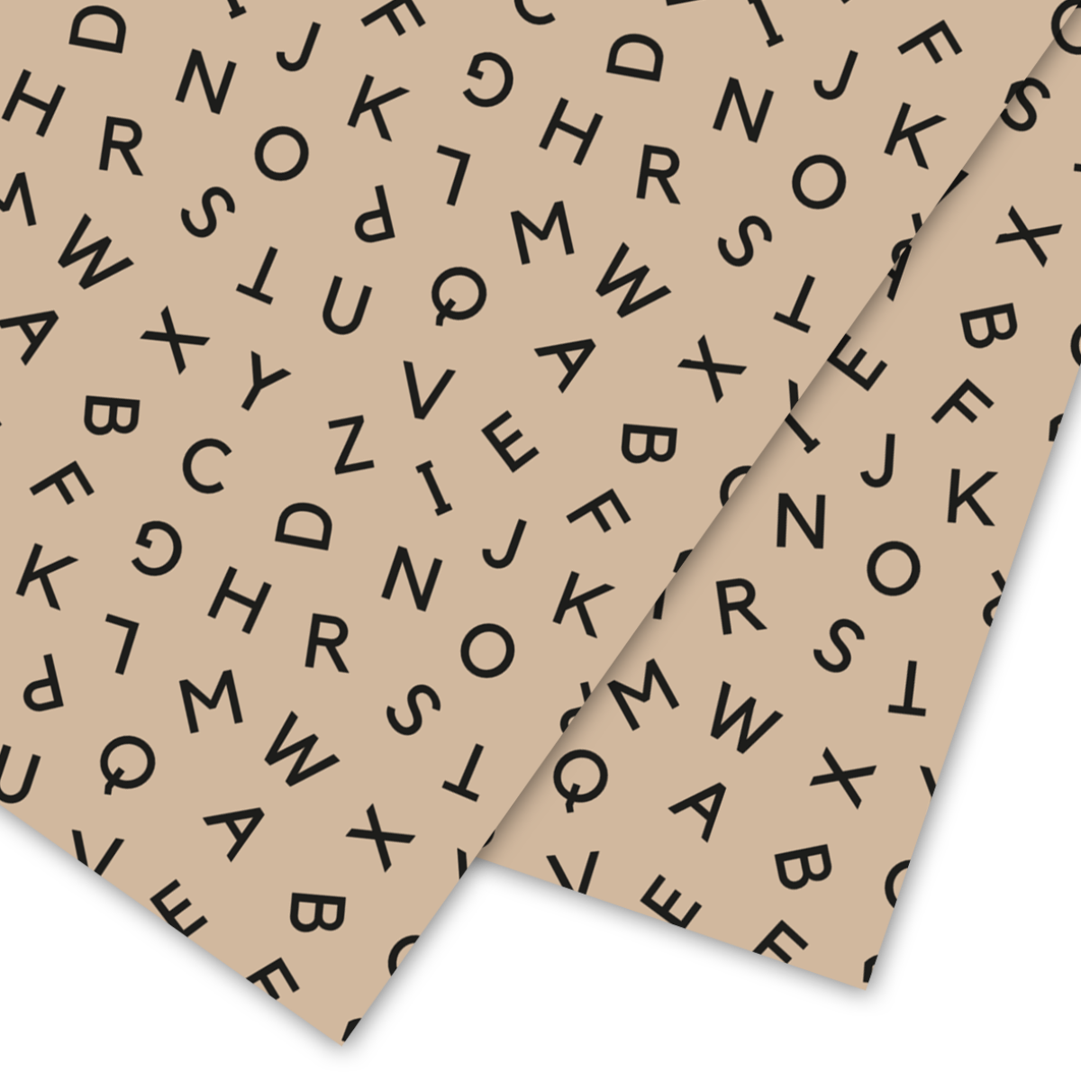 TYPE LETTER WRAP: LATTE