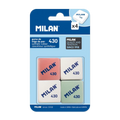 MILAN SQUARED ERASERS PACK OF 4