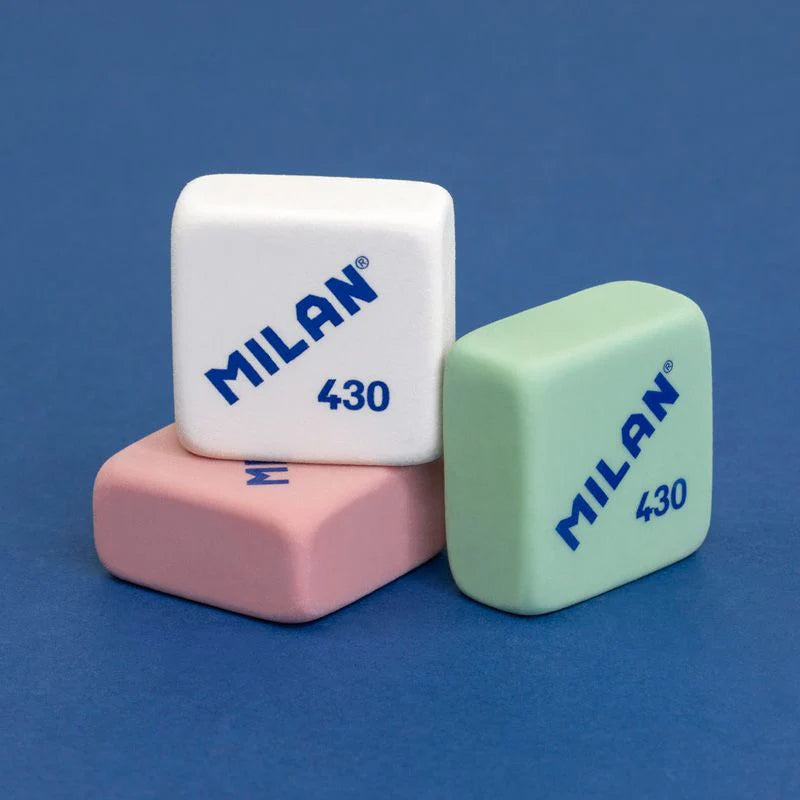 MILAN SQUARED ERASERS PACK OF 4