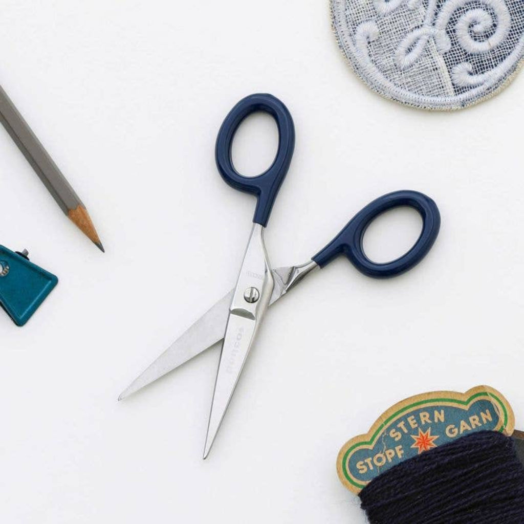 HIGHTIDE PENCO STAINLESS STEEL SCISSORS: NAVY