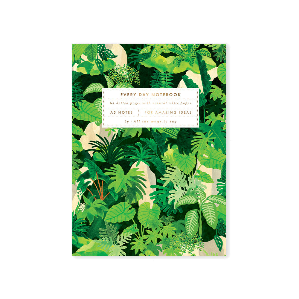 GREEN CLIFF A5 NOTEBOOK