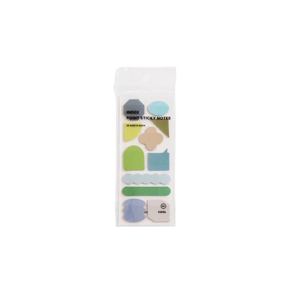 ICONIC INDEX POINT STICKY NOTES: COOL