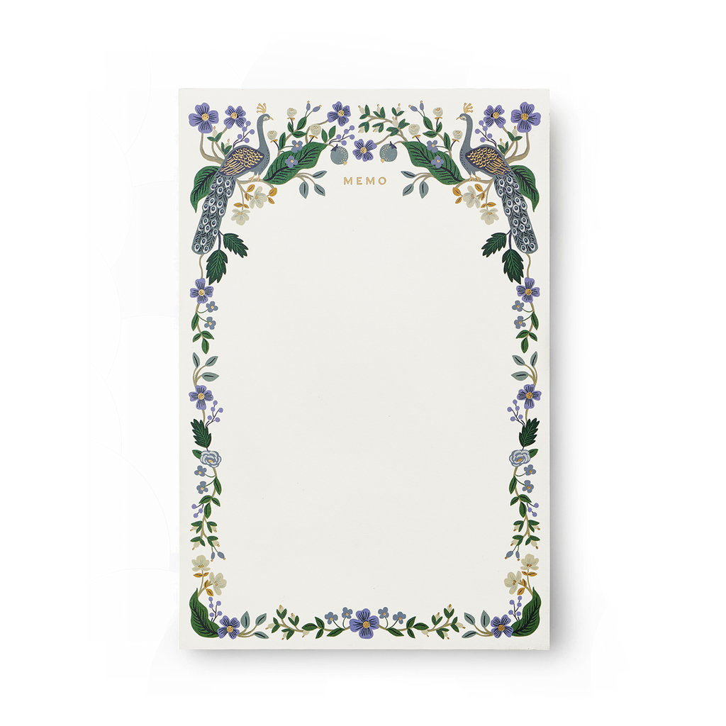 PEACOCK MEMO NOTEPAD
