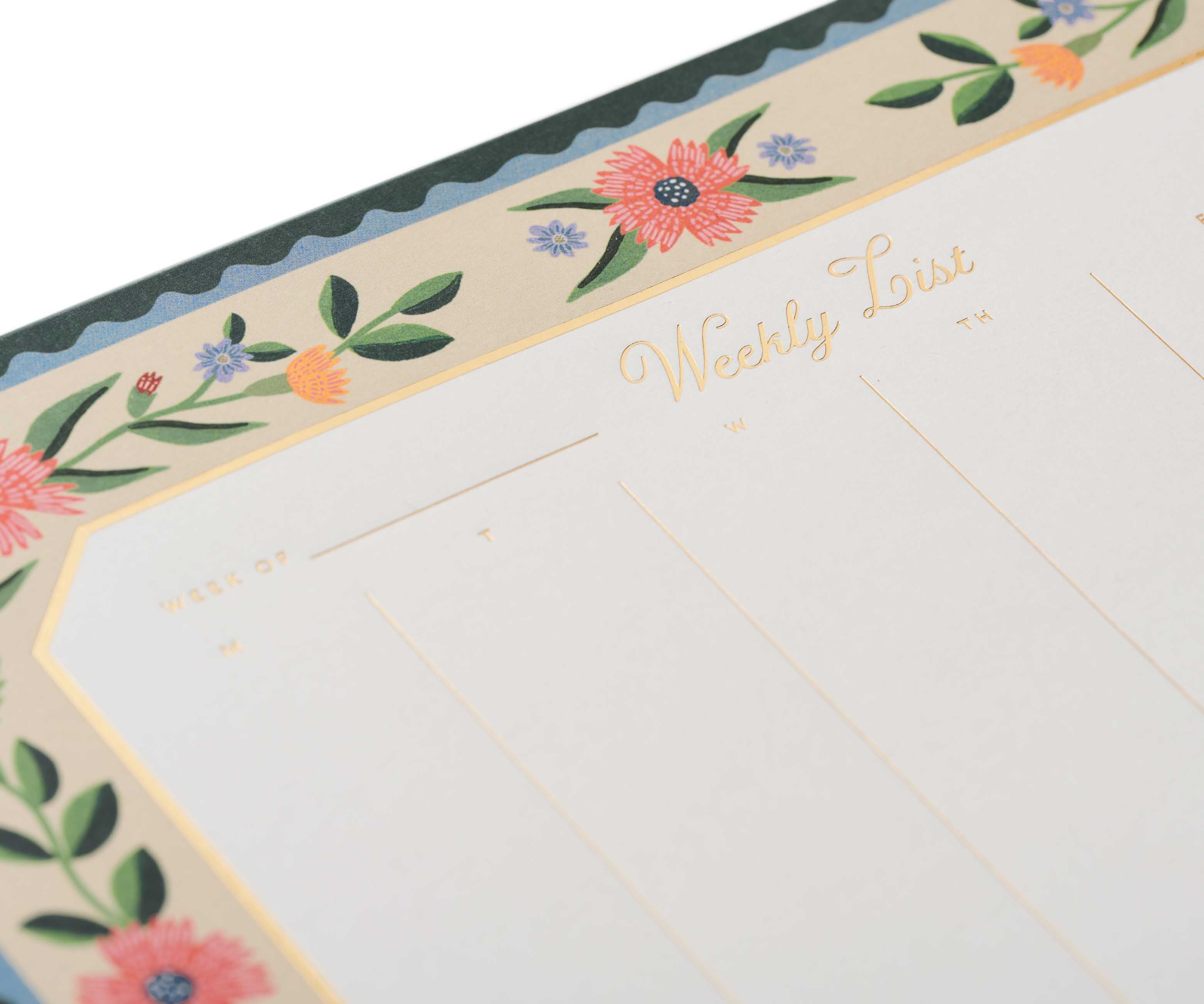 ASTER WEEKLY DESK PAD