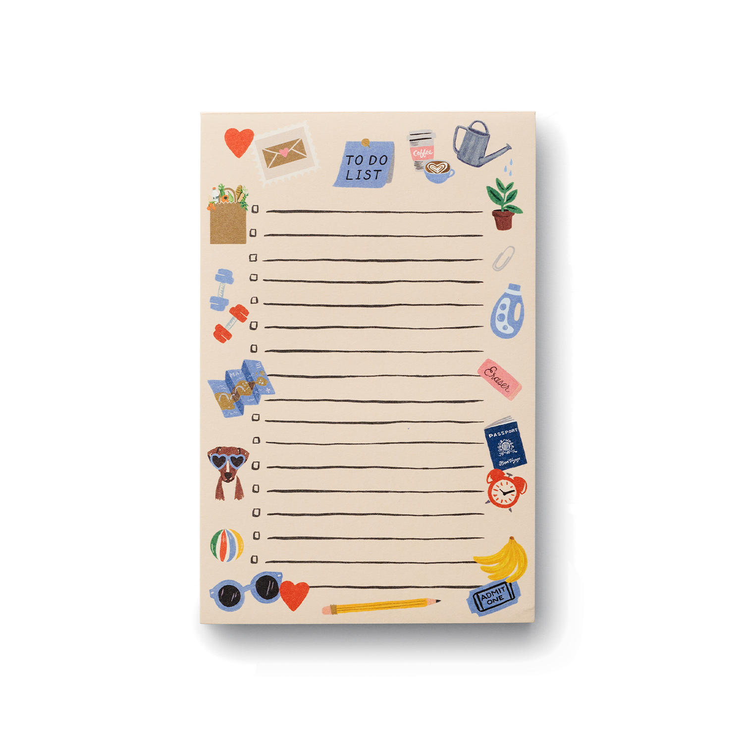TO DO CHECKLIST NOTEPAD