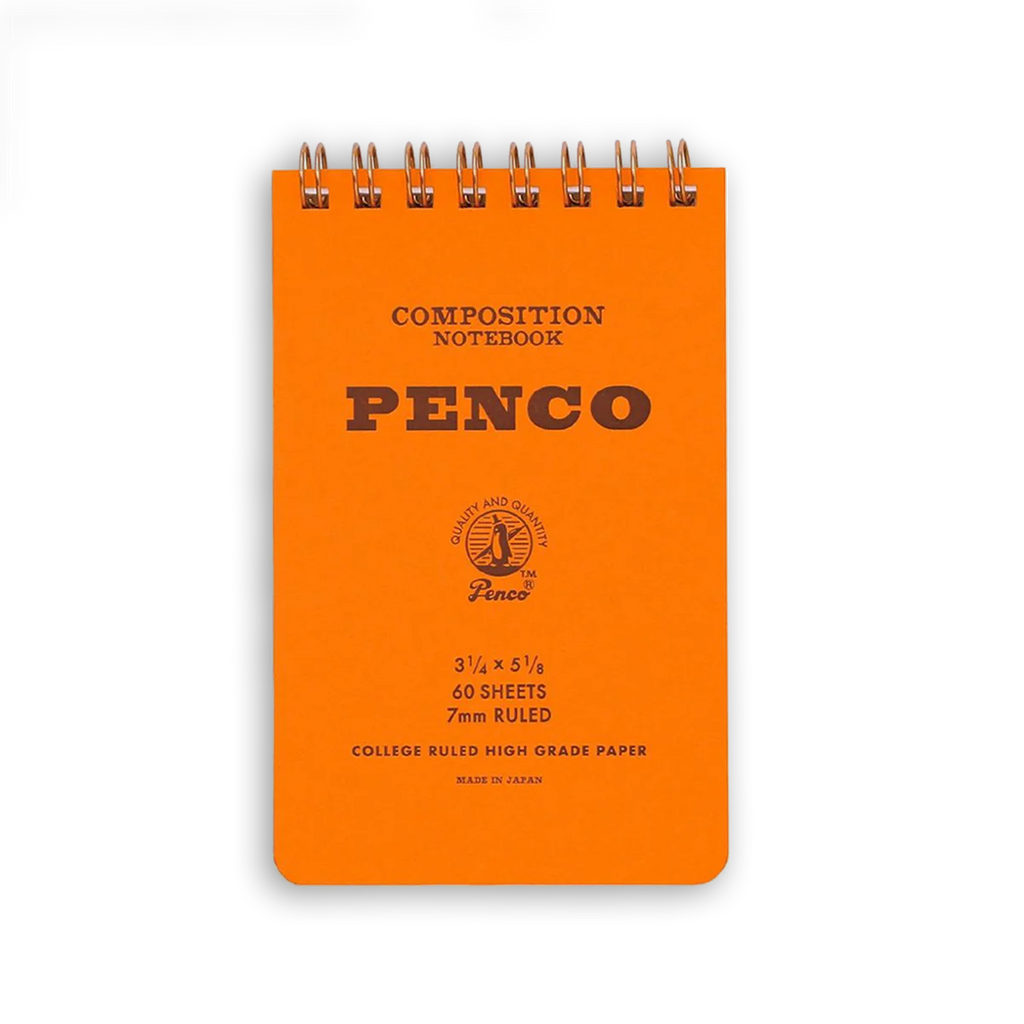 ORANGE PENCO COIL NOTEPAD