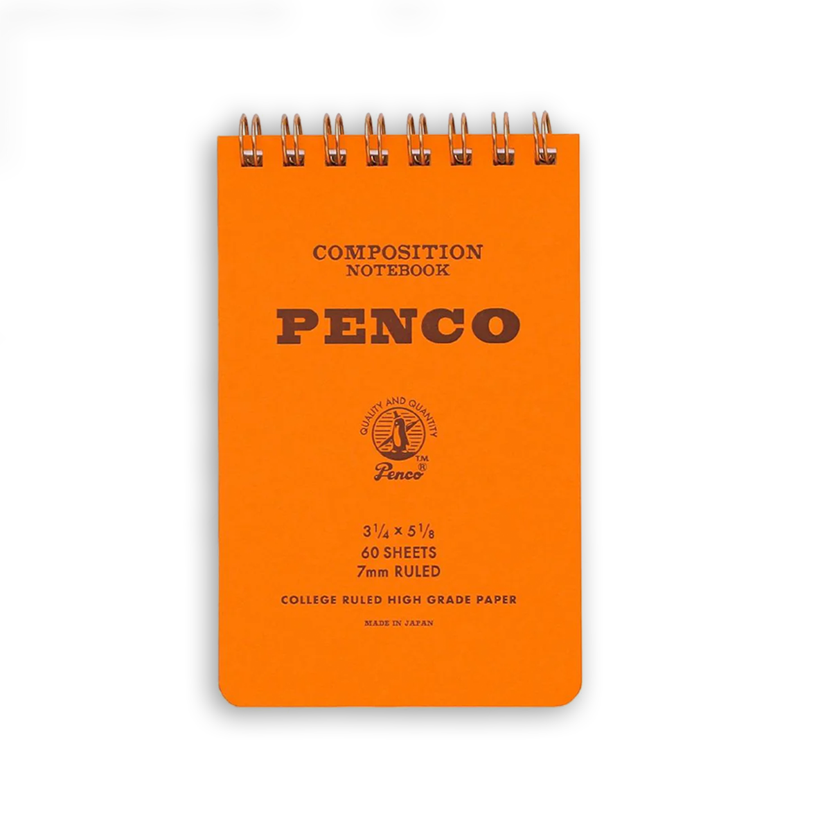 ORANGE PENCO COIL NOTEPAD