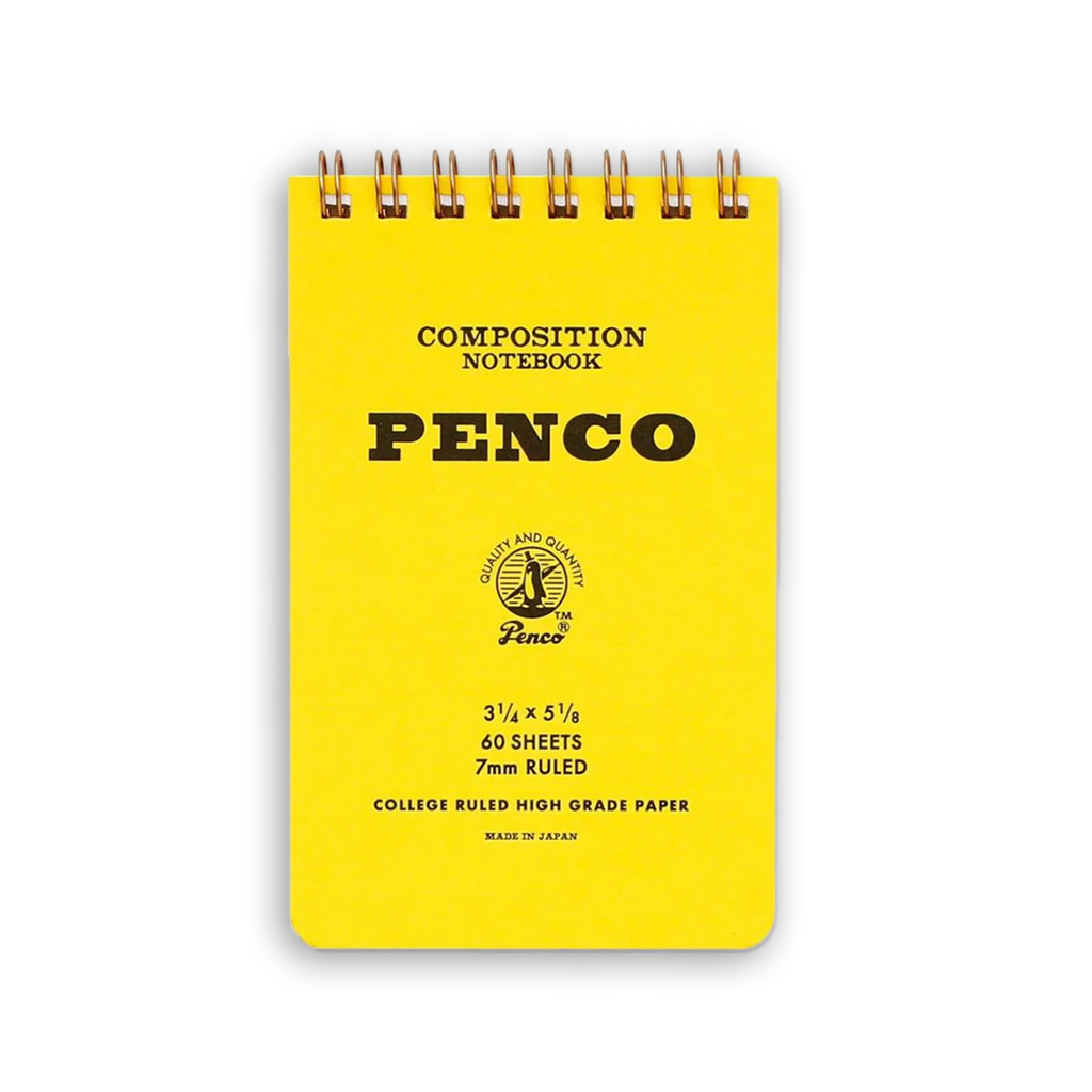 YELLOW PENCO COIL NOTEPAD