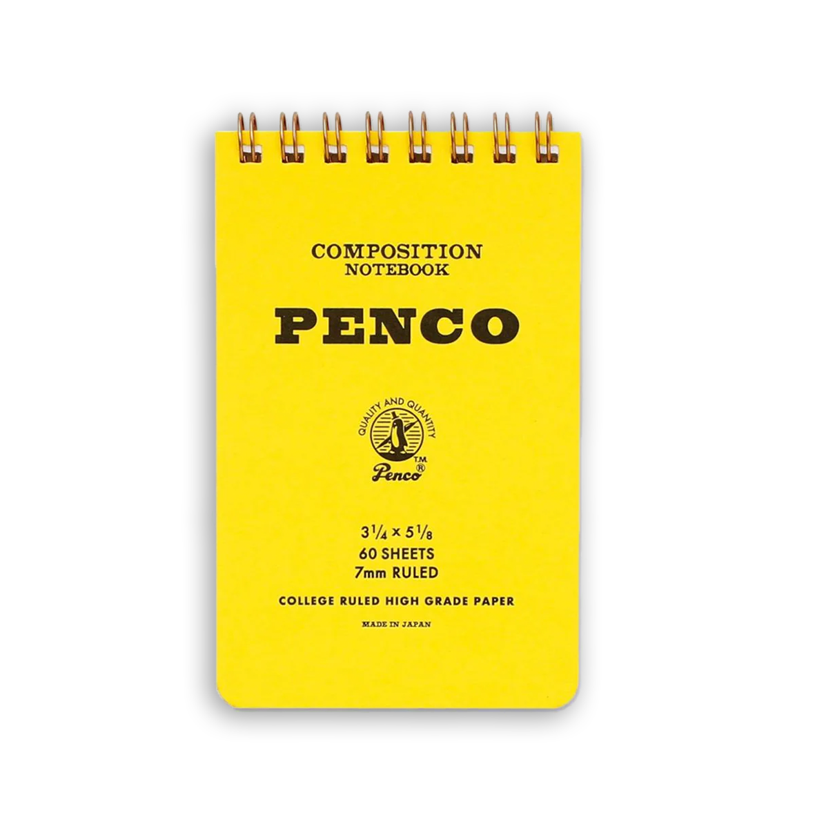 YELLOW PENCO COIL NOTEPAD
