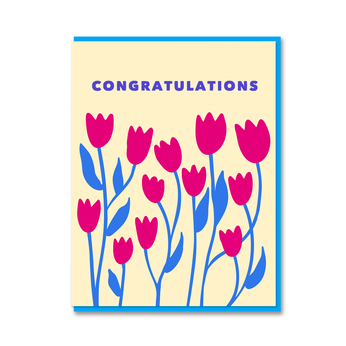 PINK TULIPS CONGRATULATIONS