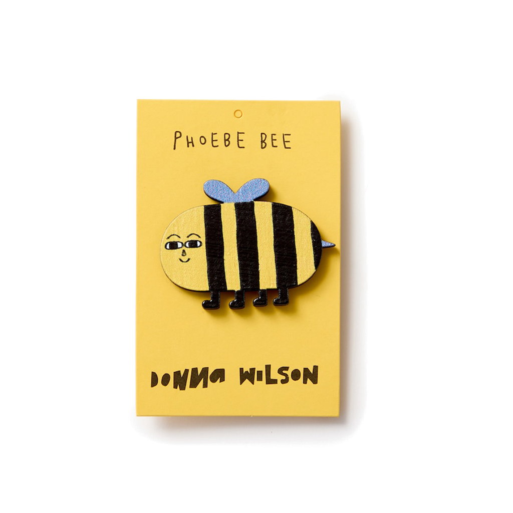 PHOEBE BEE PIN BADGE