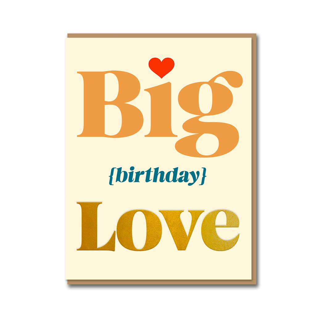 SERIF: BIG BIRTHDAY LOVE