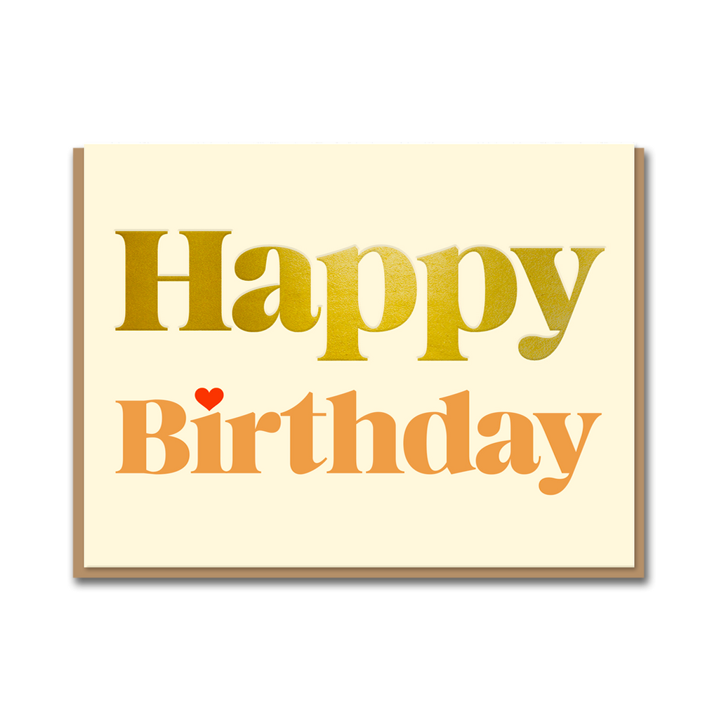 SERIF: HAPPY BIRTHDAY