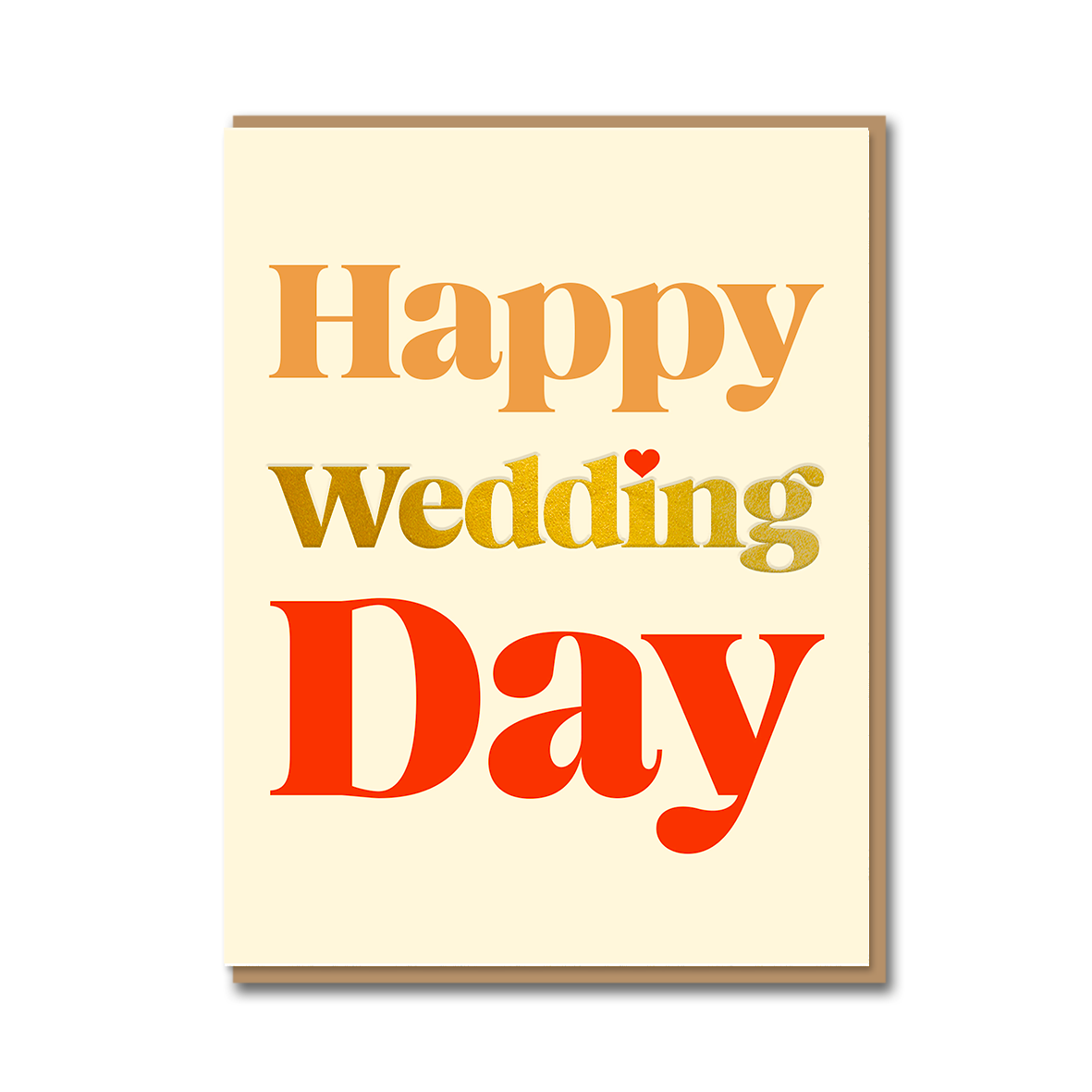 SERIF: HAPPY WEDDING DAY