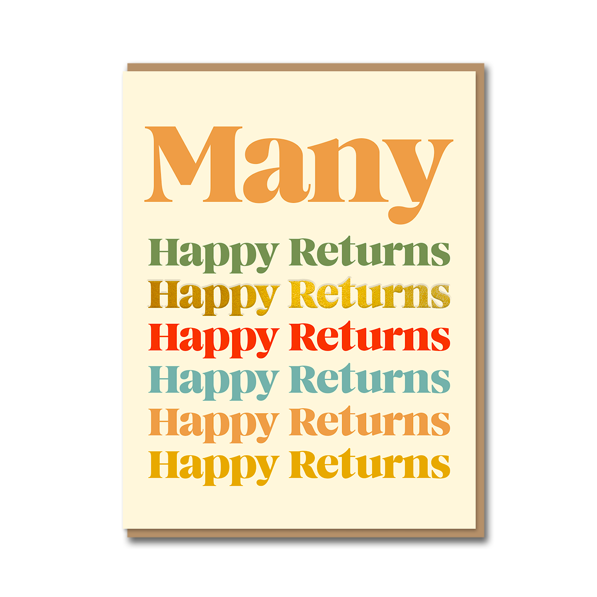 SERIF: MANY HAPPY RETURNS