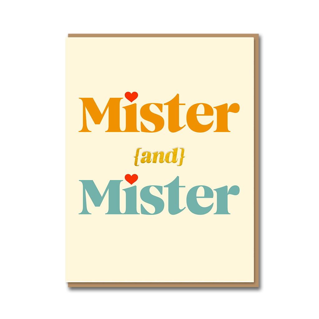 SERIF: MISTER & MISTER