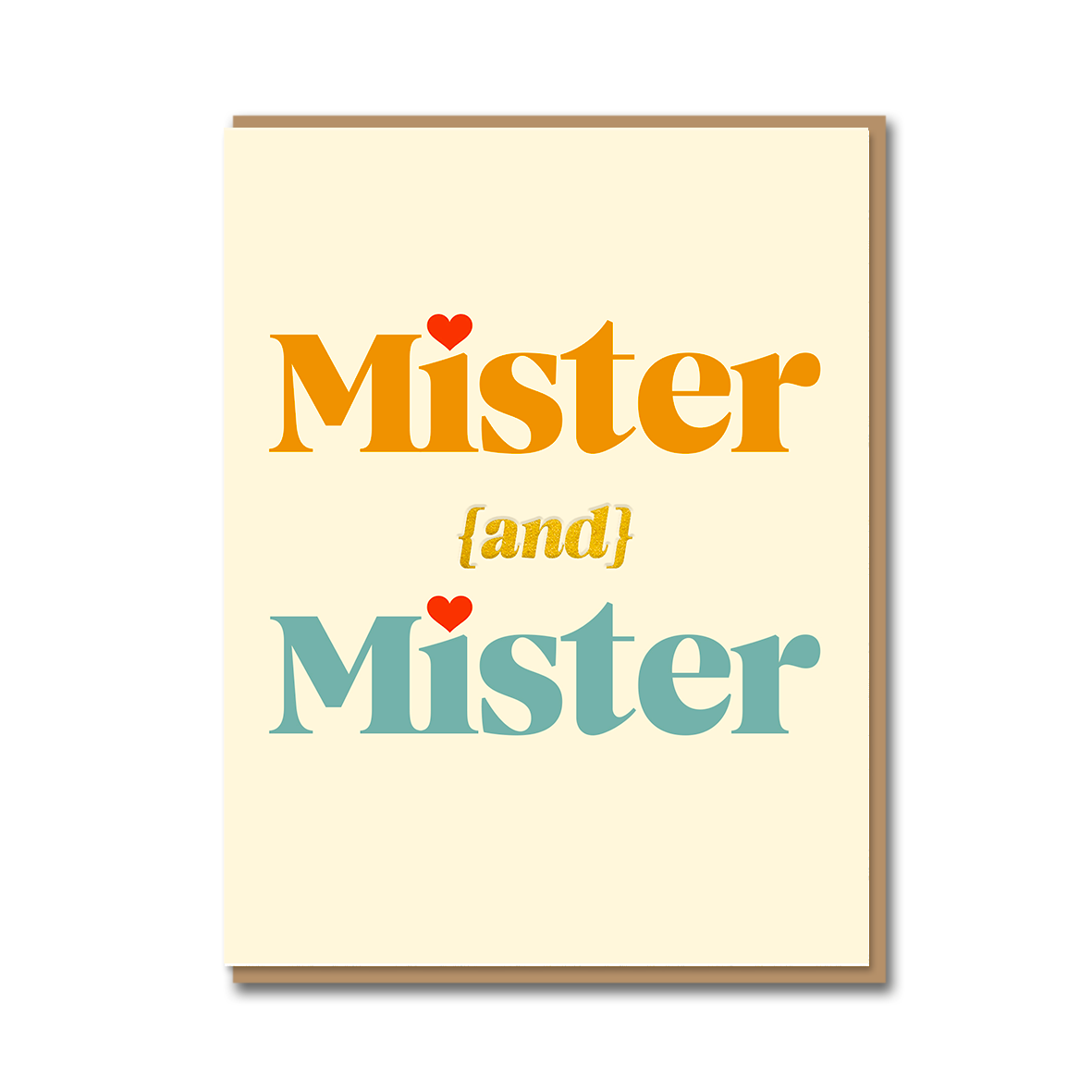 SERIF: MISTER & MISTER