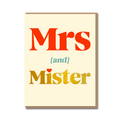 SERIF: MRS & MISTER